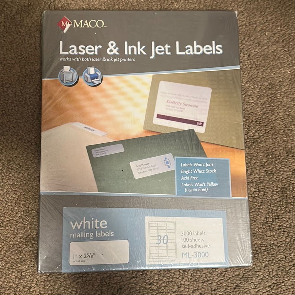 BRAND NEW LABELS